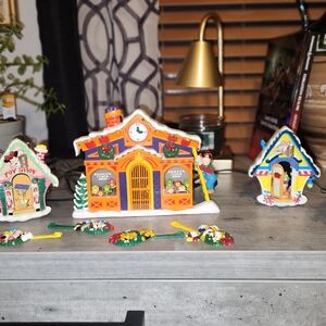 Vintage '93 Mr. Christmas Dis Animated  Musical Mickey’s  Clock, Tested, Works